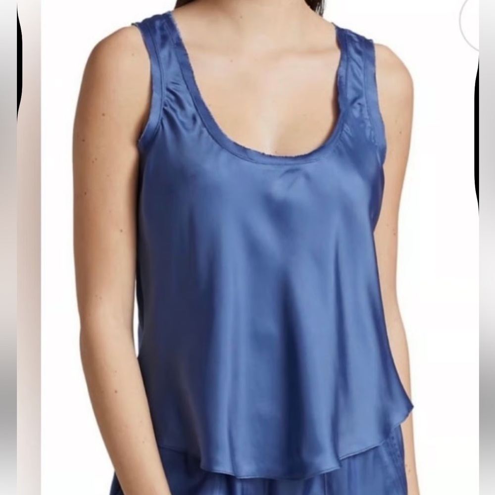 Cinq à Sept Ashleigh Satin Tank NWT Size Medium